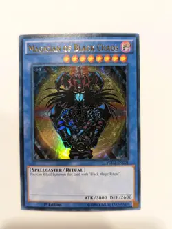 Magician of Black Chaos 1st Edition Ultra Rare YGLD-ENC01 LP - Image 1