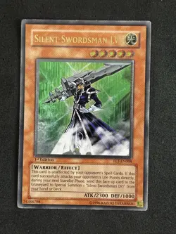 Silent Swordsman LV5 FET-EN008 1st Edition Ultimate Rare VLP YuGiOh - Image 1