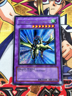 Gaia the Dragon Champion lob-125 *MISPRINT* (NM/VLP) Secret/Ultra Rare Yu-Gi-Oh! - Image 1