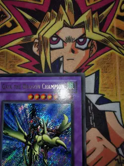 Gaia the Dragon Champion lob-125 *MISPRINT* (NM/VLP) Secret/Ultra Rare Yu-Gi-Oh! - Image 2