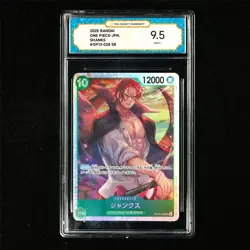 TQG 9.5 MINT+ 2025 One Piece JPN Shanks OP13-028 SR - Image 2
