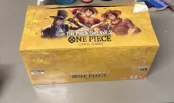 One Piece TCG Tin Pack Set Vol. 2 Set Lot Of 12 TS-02 Display English New - Image 1