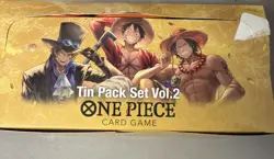 One Piece TCG Tin Pack Set Vol. 2 Set Lot Of 12 TS-02 Display English New - Image 2