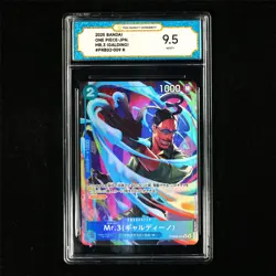 TQG 9.5 MINT+ 2025 One Piece JPN Mr.3 (Galdino) PRB02-009 R - Image 2