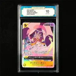 TQG 10 GEM MINT 2025 One Piece JPN Jewelry Bonney OP13-108 SR - Image 1