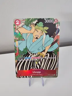Usopp (English Version 1st Anniversary Set) OP01-004 One Piece Promotion TCG- NM - Image 1