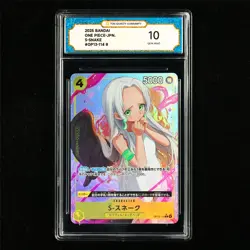 TQG 10 GEM MINT 2025 One Piece JPN S-Snake OP13-114 R - Image 2