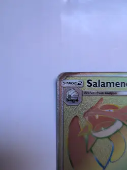 2018 Sun & Moon - Dragon Majesty Salamence-GX Stage 2/Rare Rainbow #73- POOR - Image 2