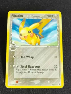 Pikachu (Delta Species) 79/110 Holon Phantoms Pokemon TCG MP - Image 1