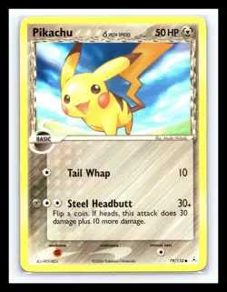 💥 Pikachu 79/110 Holon Phantoms Delta Species Pokemon TCG Card 2006 - Image 1