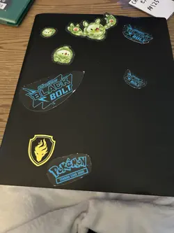 Pokemon Black Bolt Set Binder Not Complete Missing Cards Few Hits Included - Image 1
