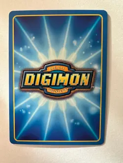 MetalGreymon Bo-80 Gold Name Text Digimon Card Bandai 1999 - Image 2