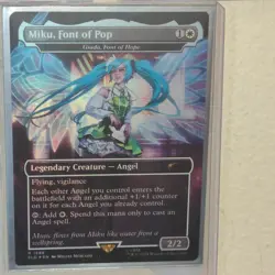 Free Shipping FOIL Giada Font of Hope Borderless MTG NM Secret Lair Hatsune Miku - Image 1