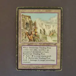 MTG Magic the Gathering Balduvian Trading Post Alliances HP Heavy Play - Image 1