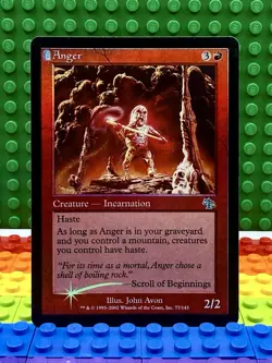1x Anger FOIL [Judgment] NM Near Mint - 77 VINTAGE MTG - Image 1