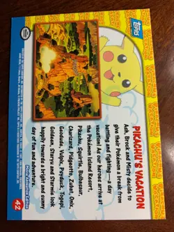 1999 Topps Pokemon Movie Edition Pikachu's Vacation (U Pick) (Updated 8/26/25) - Image 3