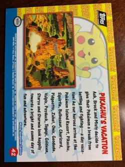 1999 Topps Pokemon Movie Edition Pikachu's Vacation (U Pick) (Updated 8/26/25) - Image 5