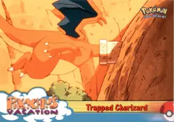 1999 Topps Pokemon the First Movie #51 Trapped Charizard - Image 1