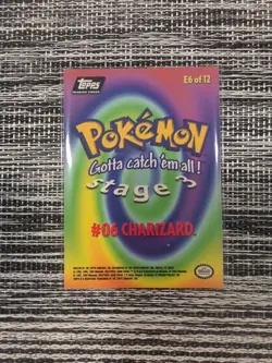 Charizard - 1999 Pokemon Topps the First Movie Charizard E6 CGC 7 - Image 2