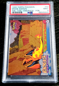 1999 Topps Pokemon Movie Charizard #50 The Tail End of the Race Holo Foil PSA 9 - Image 2