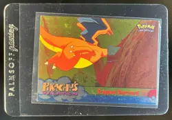 1999 Topps Pokemon the First Movie Trapped Charizard Foil (Blue Logo) #51 - Image 1