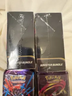 Pokemon TCG Mega evolution Sealed Lot: 2X Booster Bundle And 4 Mini Tins - Image 2