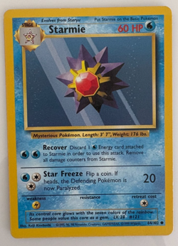Starmie [MP] - Pokemon TCG Base Set Unlimited 64/102 / $1 flat rate shipping - Image 1