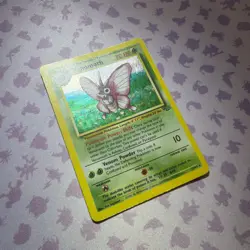 Venomoth Jungle 13/64 Pokemon Holo Rare 1999 WOTC Vintage Heavy Play HP - Image 3