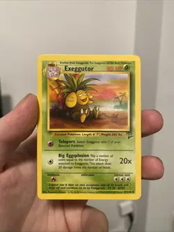 2000 Pokemon WOTC - Exeggutor - Base Set 2 - Uncommon - 39/130 - Vintage - Image 1