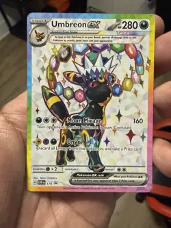 Pokemon TCG Umbreon EX Prismatic Evolutions Black Star Promo Full Art - Image 2