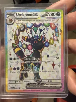 Pokemon TCG Umbreon EX Prismatic Evolutions Black Star Promo Full Art - Image 5
