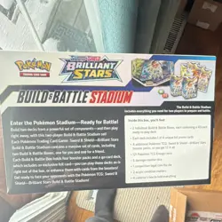 Pokemon TCG: Sword & Shield Brilliant Stars Build & Battle Stadium (English) - Image 2