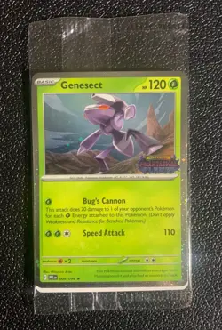 Pokemon TCG: Genesect 008/094 | Phantasmal Flames Stamped Promo | SEALED - Image 1