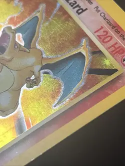 Pokemon TCG Charizard 004/102 Base Set Holo Rare LP - Image 4