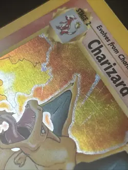 Pokemon TCG Charizard 004/102 Base Set Holo Rare LP - Image 5