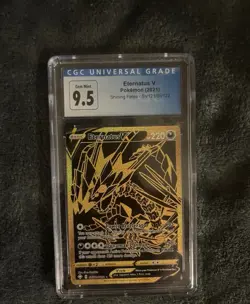 2021 Pokemon Shining Fates #SV121 Eternatus V Full Art CGC 9.5 Gem Mint - Image 1