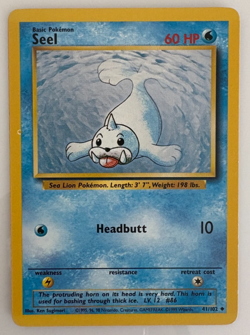 Pokemon TCG Seel Uncommon 41/102 - Base Set MP / $1 flat rate shipping - Image 1