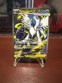 Mega Absol EX 161/132 Me01: Mega Evolution Full Art Pokemon TCG NM - Image 1