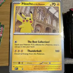 Pokemon TCG Pikachu At The Museum Oversized Promo Sealed - Image 1