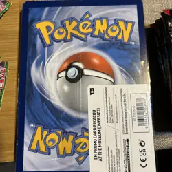 Pokemon TCG Pikachu At The Museum Oversized Promo Sealed - Image 2