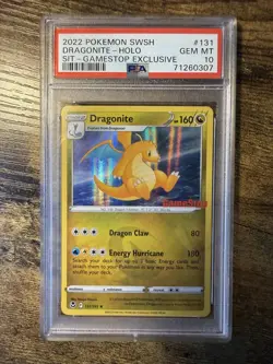 Dragonite 131/195 PSA 10 GameStop Exclusive Stamp Pokemon Slab - Image 1