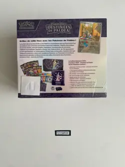 Carte Pokemon ETB Destinees De Paldea Scelle / 9 Booster EV4.5 / NEUF FR - Image 2