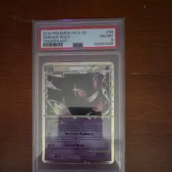 Pokemon Gengar Prime Holo Triumphant 94/102 Ultra Rare PSA 8 English TCG - Image 1