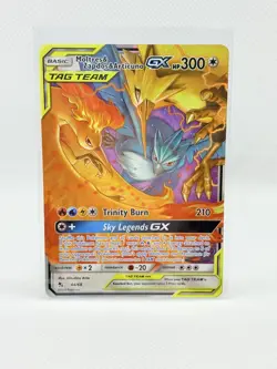 Pokemon TCG Moltres Zapdos Articuno GX 44/68 Hidden Fates NM/Mint Condition - Image 2
