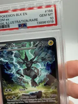 Pokemon Zekrom ex Black Bolt Special Illustration Rare 166/086 Gem Mint PSA 10 - Image 3