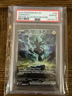 Pokemon Zekrom ex Black Bolt Special Illustration Rare 166/086 PSA 10 Gem Mint - Image 1
