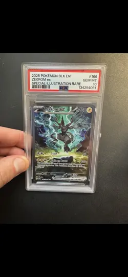 Pokemon Zekrom ex Black Bolt Special Illustration Rare 166/086 PSA 10 Gem Mint - Image 3