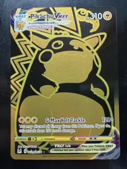 Pokemon Pikachu Lost Origin VMAX Gold Holo TG29/TG30 (NM) - Image 1