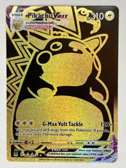 Pikachu Vmax NM GOLD TG29/TG30 Lost Origin Trainer Gallery Pokemon TCG Holo - Image 1