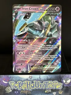 Pokemon Card Iron Crown EX 081/162 Temporal Forces Double Rare Near Mint - Image 1